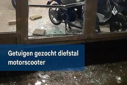 Getuigen gezocht van diefstal motorscooter