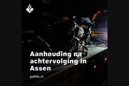 Aanhouding na achtervolging in Assen