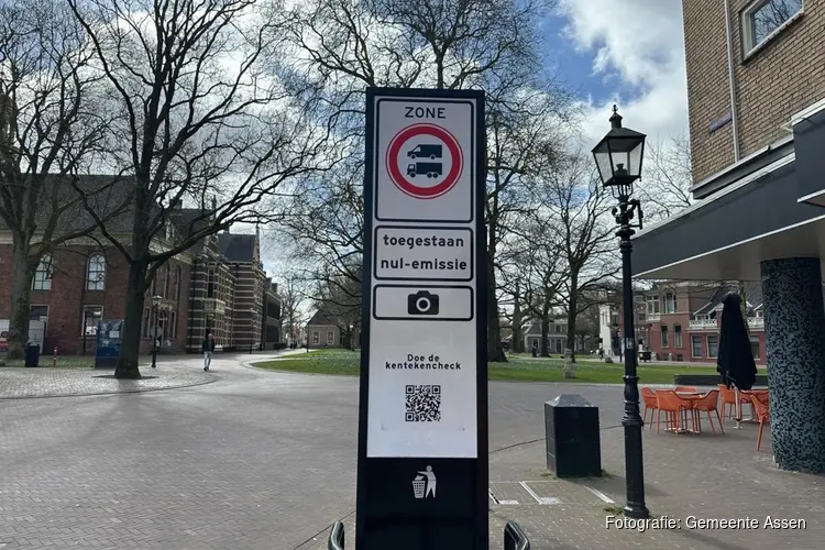 Nieuwe zero-emissiezone verkeersborden in het centrum