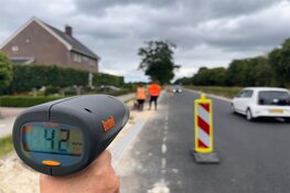 VVN meet snelheid op traject met wegwerkzaamheden op de N919 in Veenhuizen