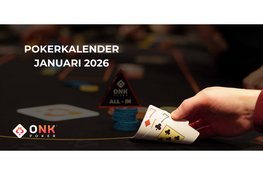 Pokerkalender van de maand januari bij ONK Poker