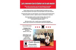 Laat u meevoeren door de klanken van de oude meesters!