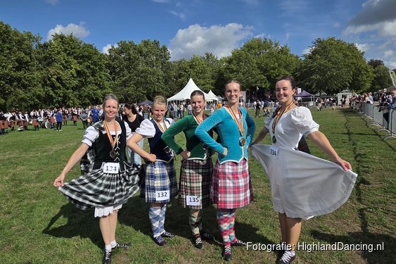 Highlanddancing.nl behaalt Belgisch edelmetaal in grote getale